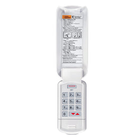 Avisontek GK-R keypad close-up with illuminated keys for easy nighttime entry
