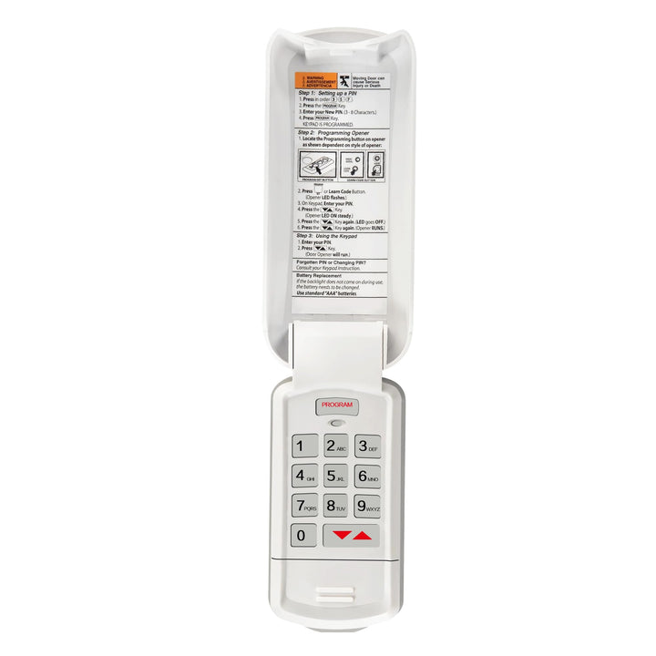 Avisontek GK-BX keypad front view showcases compact, wireless design.