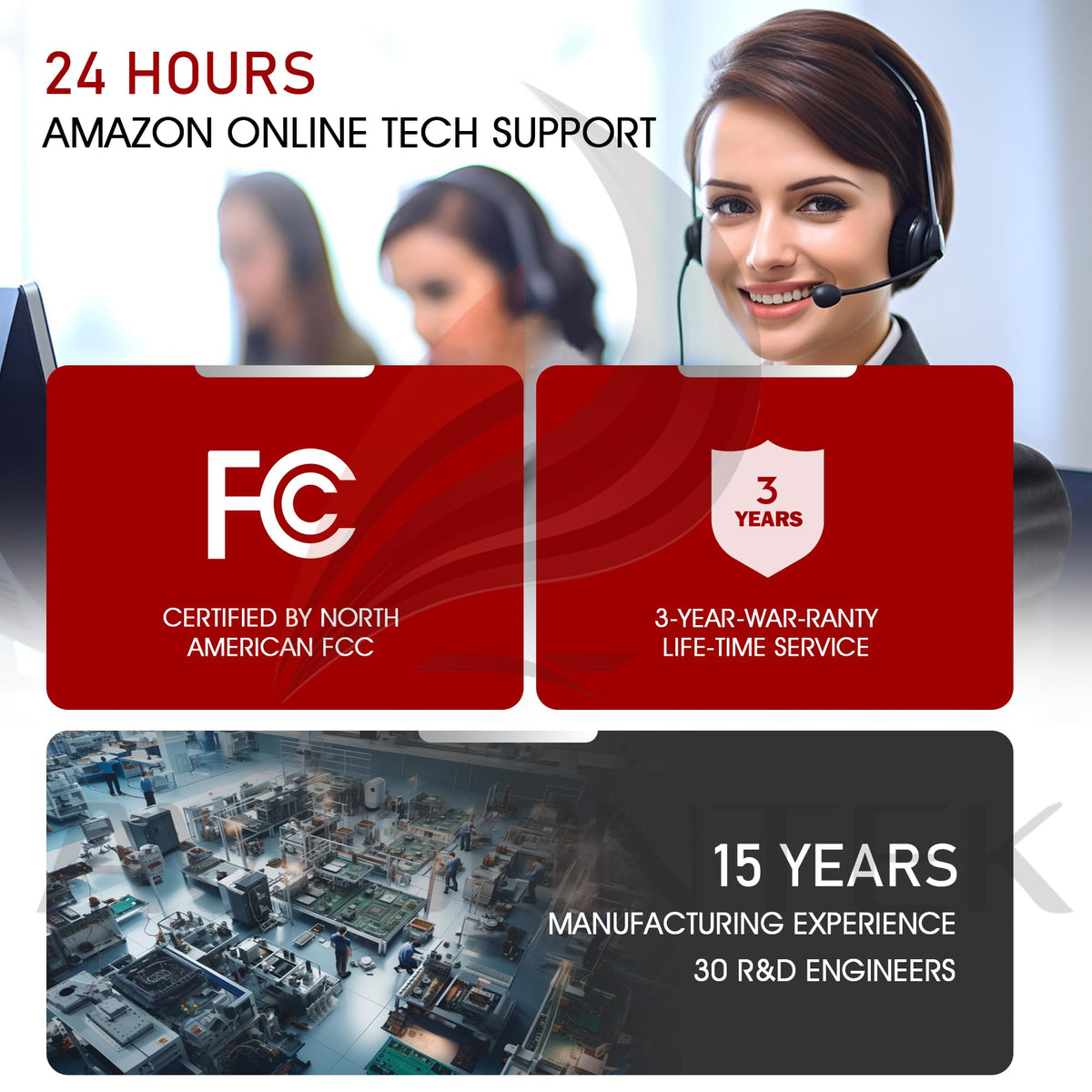 Avisontek Multicode remote FCC certified ensuring compliant operation