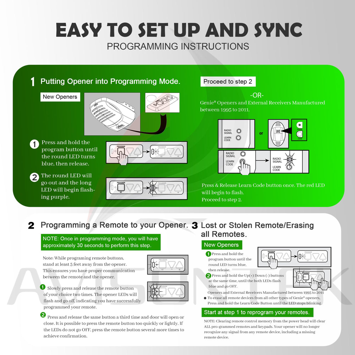 Avisontek O3T remote long-battery-life promise for all-season use.