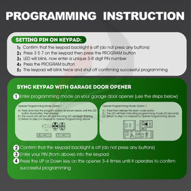 Garage entry in everyday use with the Avisontek OKP-BX.
