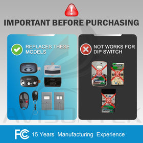 Avisontek remote packaging highlights Megacode compatibility for smooth replacements.