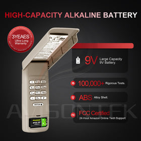 Avisontek CMXZDCG440 night-light helps locate the keypad in darkness.