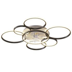 AVLRM all-in-one ceiling fan with light for versatile rooms.