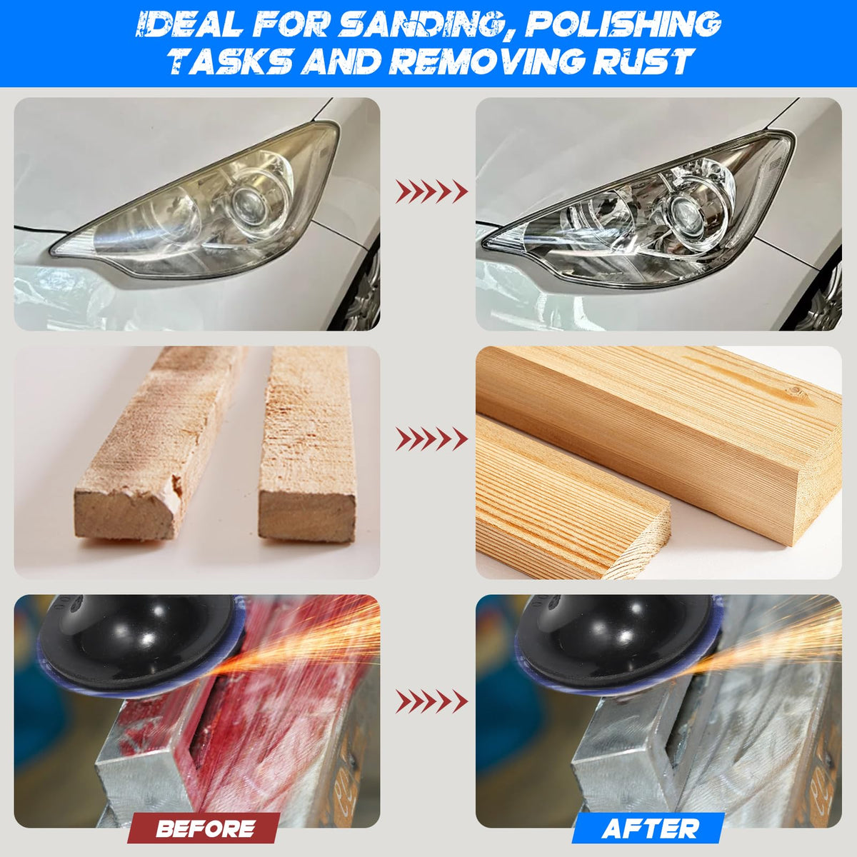 Avresecie roll-lock 2-inch disc 240 grit for final polishing and detail work.