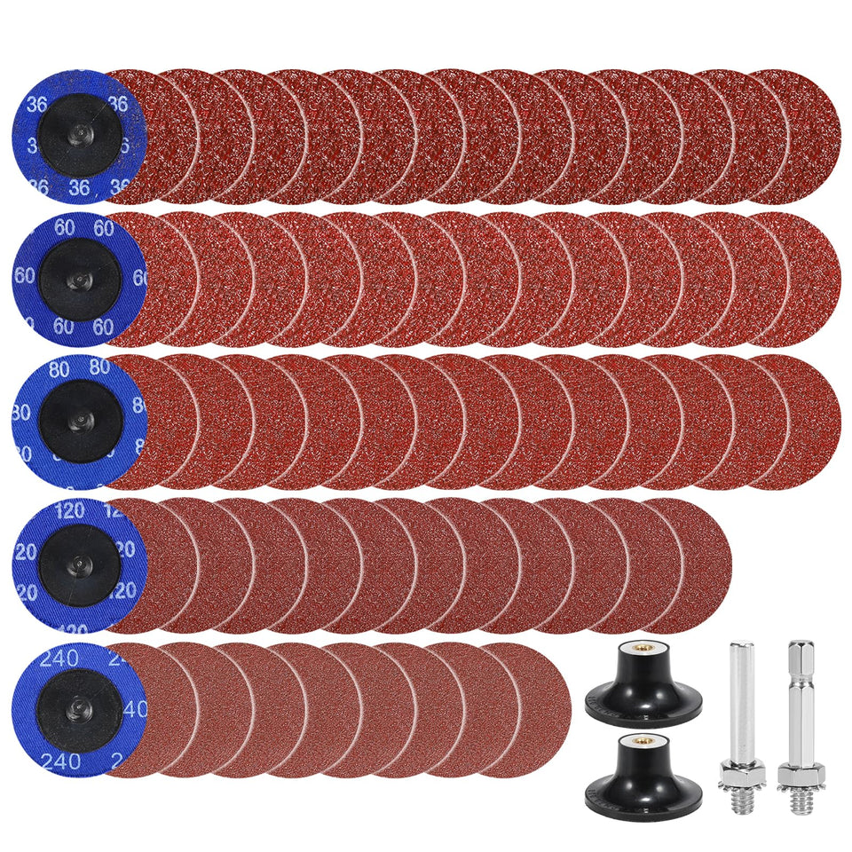 Avresecie roll-lock 2-inch disc 36 grit for fast metal prep.