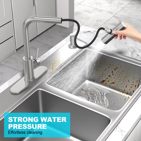 AVSIILE easy-clean finish helps keep the sink area pristine.