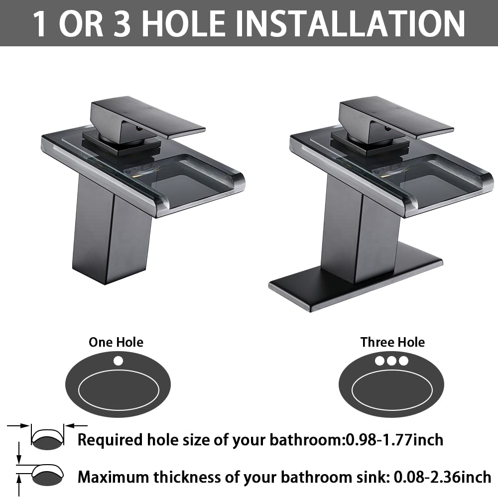 AVSIILE matte-black finish adds bold contemporary style