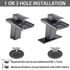AVSIILE matte-black finish adds bold contemporary style