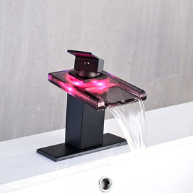 AVSIILE LED faucet shows temperature with color for safe use