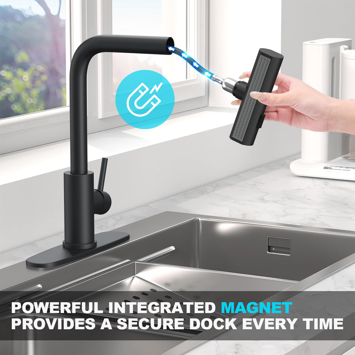AVSIILE single-handle faucet for easy one-handed control