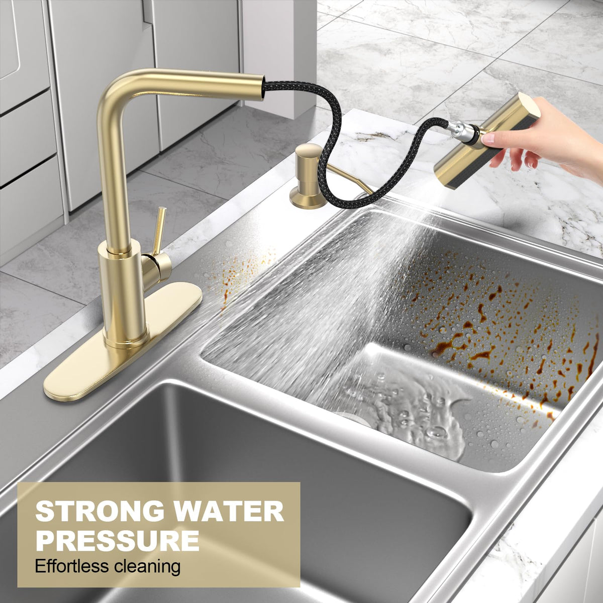 AVSIILE 304 stainless steel construction resists corrosion for lasting use
