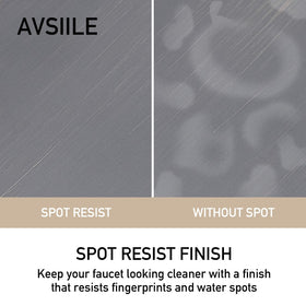 AVSIILE 304 stainless steel matte black finish