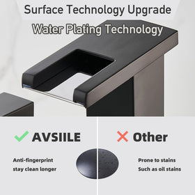 AVSIILE dual-handle 3-hole faucet provides precise control at sink.