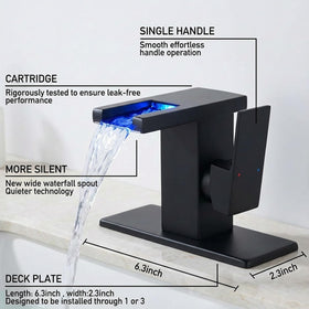 AVSIILE faucet ready for 1-hole installation