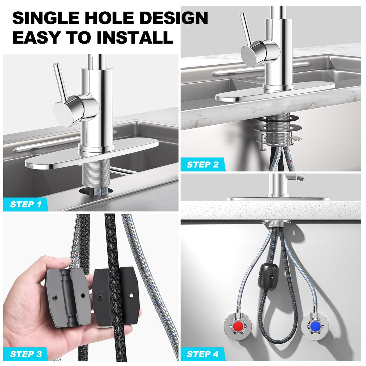 AVSIILE modern design suits farmhouse, camper, RV, or bar environments.