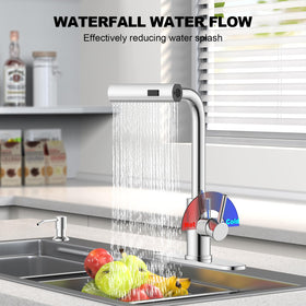 AVSIILE faucet offers three spray modes for versatile cleaning tasks.
