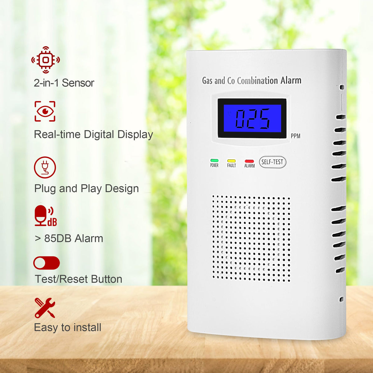 Awatin digital display reveals real-time gas levels for rapid situational awareness.