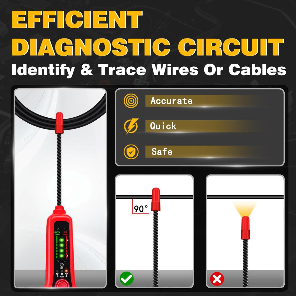 AWBLIN battery low warning helps you prepare for field tests.