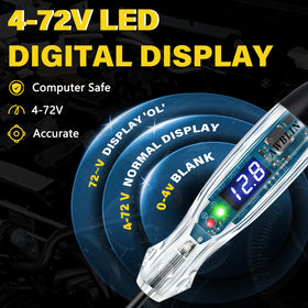 AWBLIN buzzer test light supports up to 72V for broader testing.