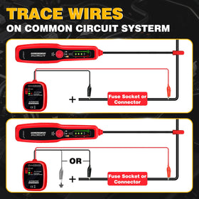 AWBLIN continuity test checks wire condition with clear green signal.