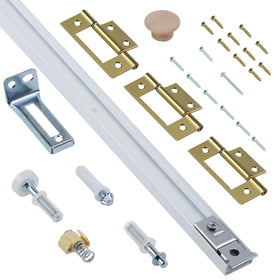 AWDIA bifold track 24-inch for smooth, space-saving closet access.