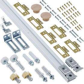 AWDIA bifold track 48-inch showcases smooth closet access