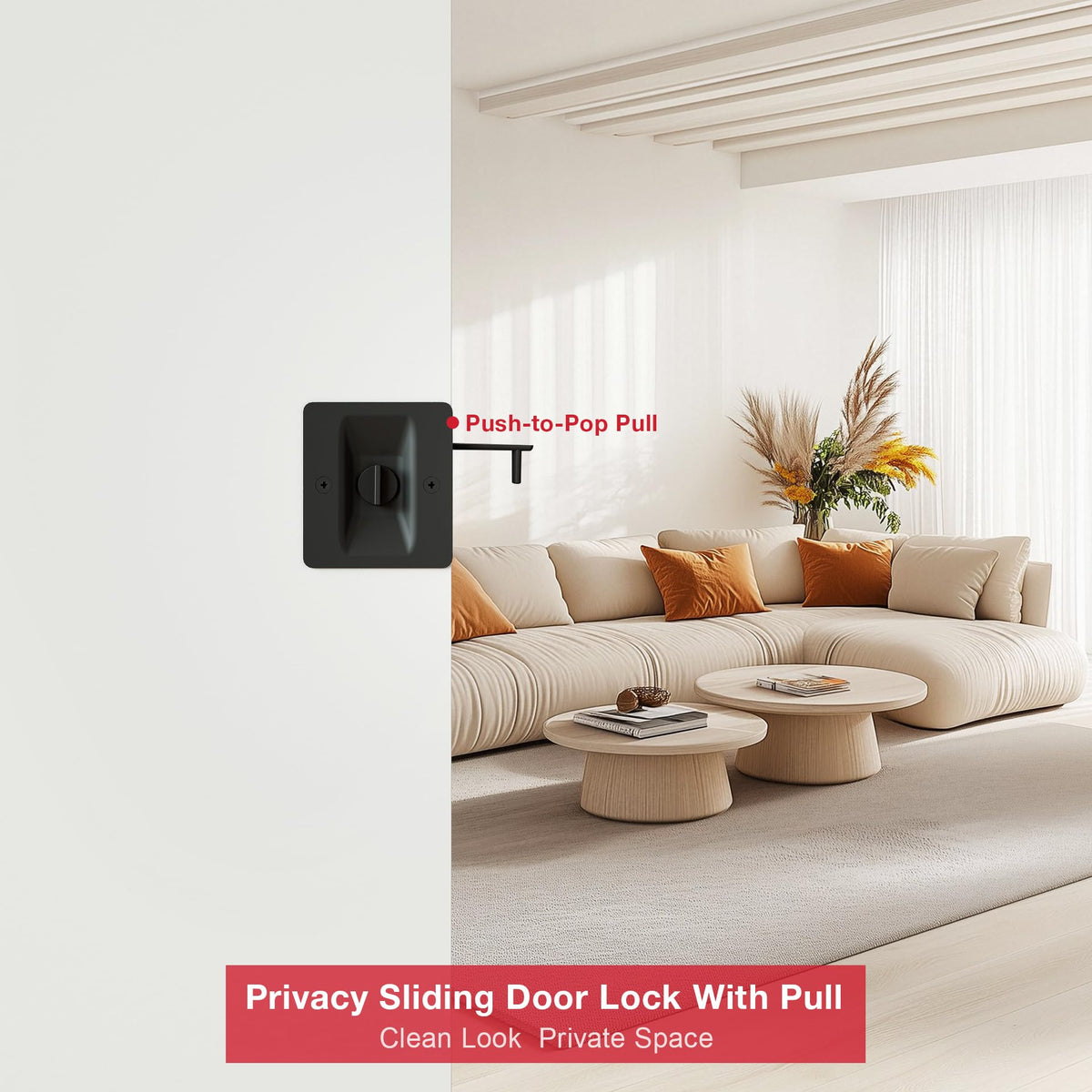 AWDIA privacy pocket door hardware 2-pack for easy updating.