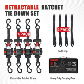 Carrying case for AWELCRAFT ratchet straps enables organized storage