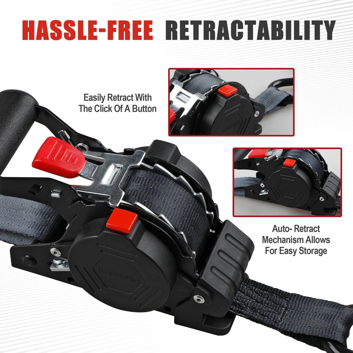 AWELCRAFT S-hook with safety clip prevents slippage during transit