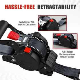 AWELCRAFT S-hook with safety clip prevents slippage during transit
