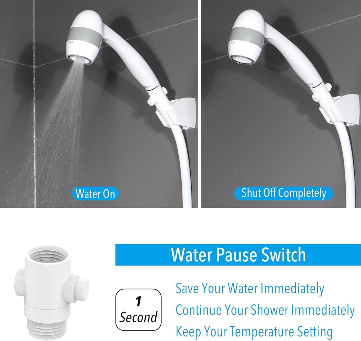 Awelife 3-mode handshower offering versatile spray options