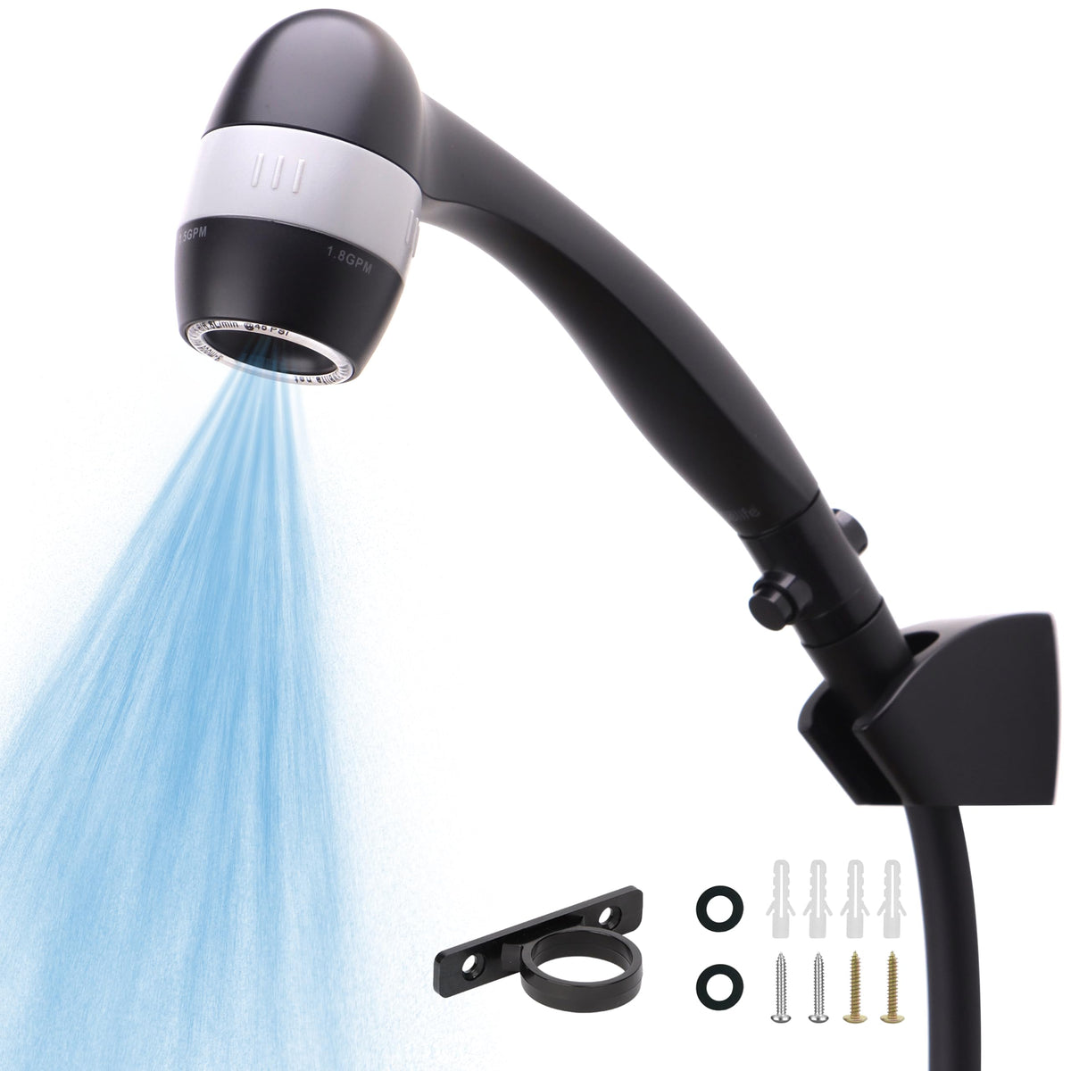 Awelife high-pressure RV shower head with jet spray for efficient rinsing