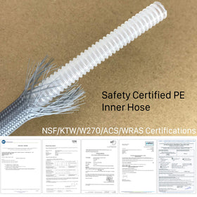 Awelife NSF-certified hose provides safe water and durable performance.