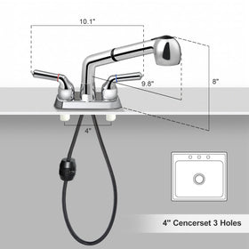 Awelife faucet in use in a laundry sink demonstrates everyday functionality.