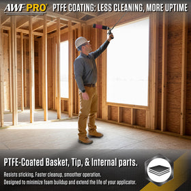 AWF PRO accessory kit with straws and extender tips for tight spaces.