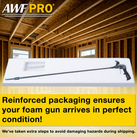 AWF PRO adjustable flow control enables precise foam output