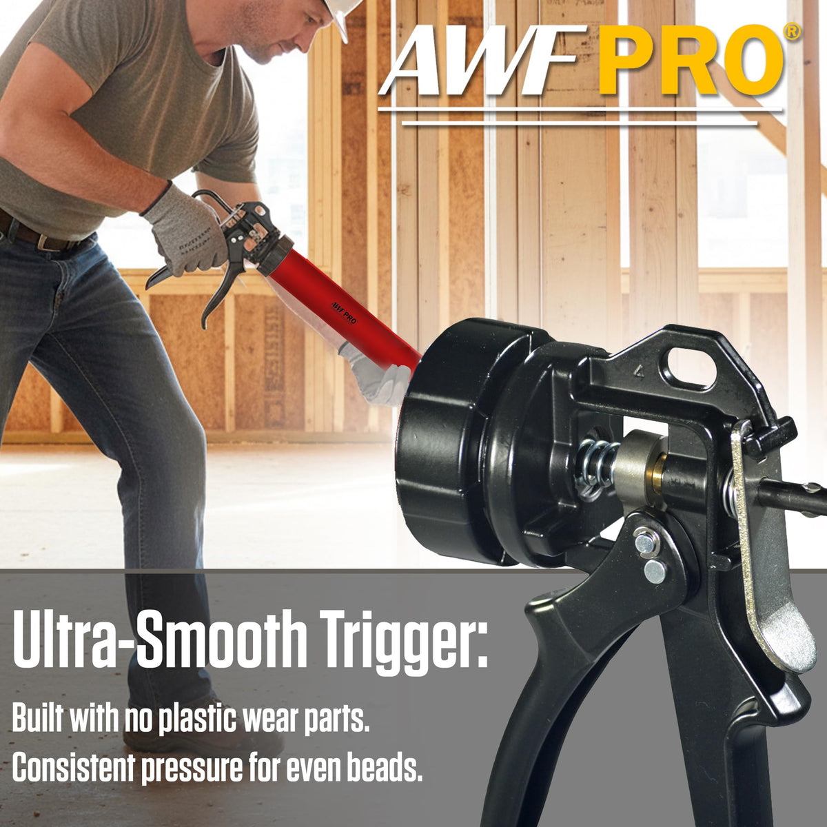 AWF PRO aluminum barrel highlights durable, easy-to-clean design