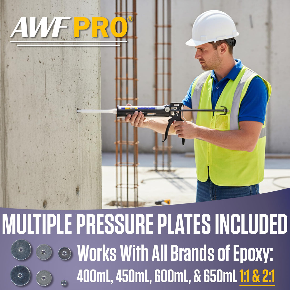AWF PRO cradle and rods enabling versatile cartridge formats