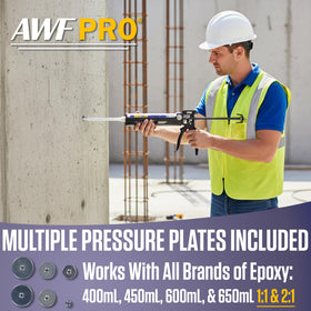 AWF PRO cradle and rods enabling versatile cartridge formats