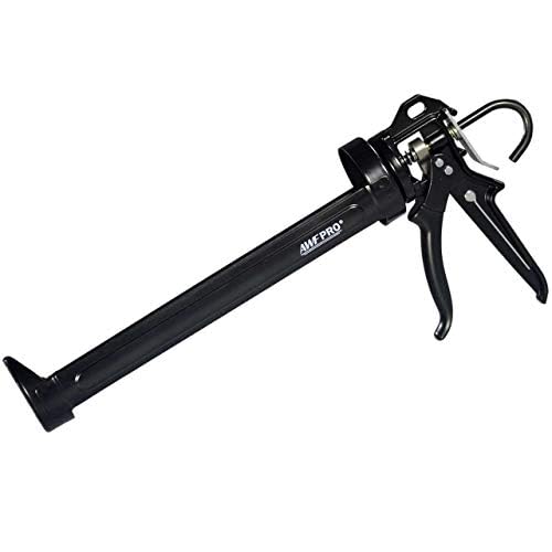 AWF PRO heavy-duty caulk gun with 18:1 thrust for smooth, high-pressure dispensing.