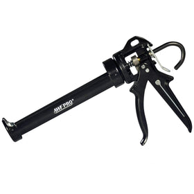AWF PRO heavy duty caulk gun with rotating barrel for precise corner sealing