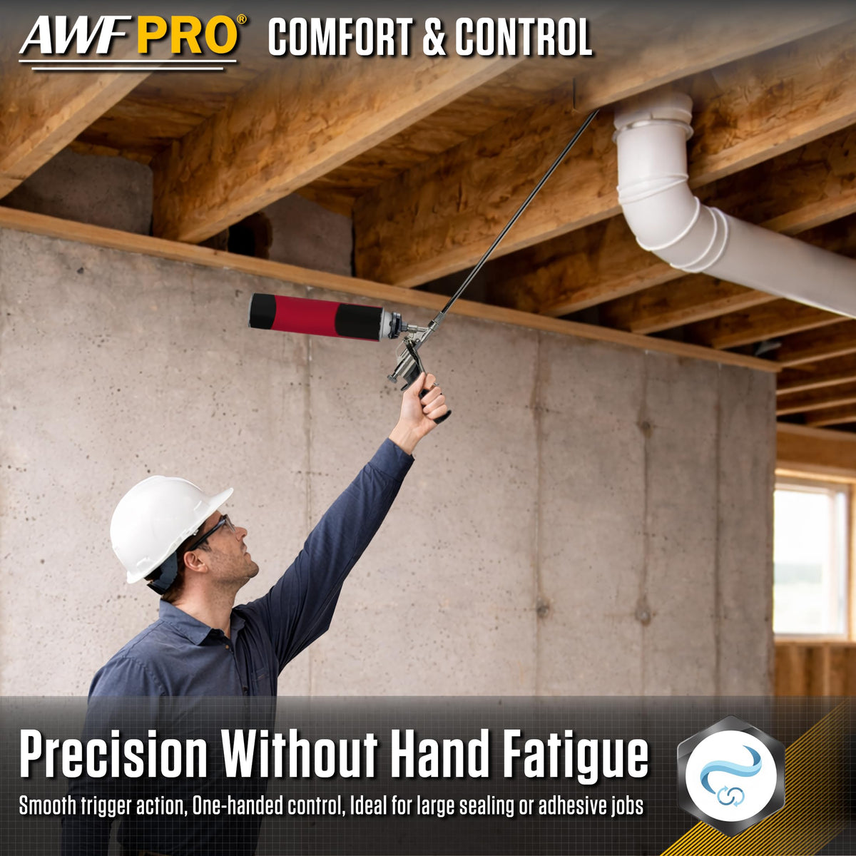 AWF PRO smooth trigger design reduces fatigue on long jobs.