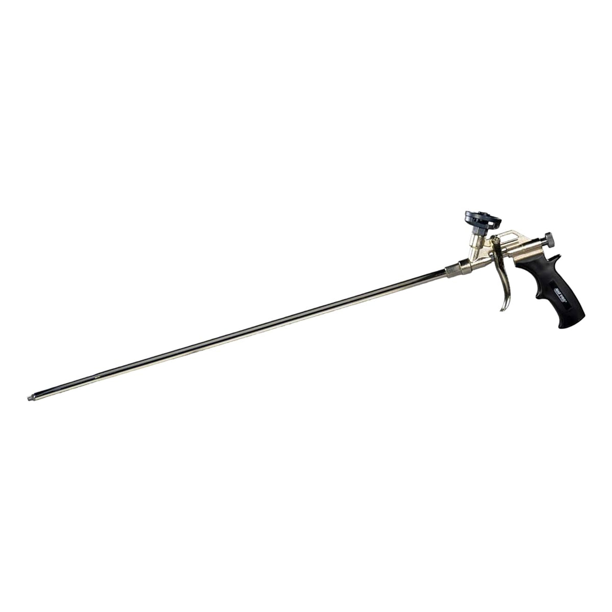 AWF PRO spray foam gun with 2ft nozzle for deep-gap precision.