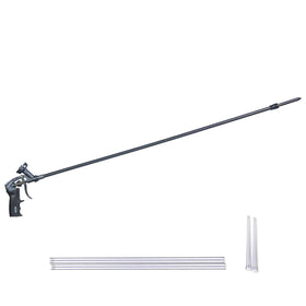 AWF PRO spray foam gun with 40-inch nozzle for deep reach and overhead access