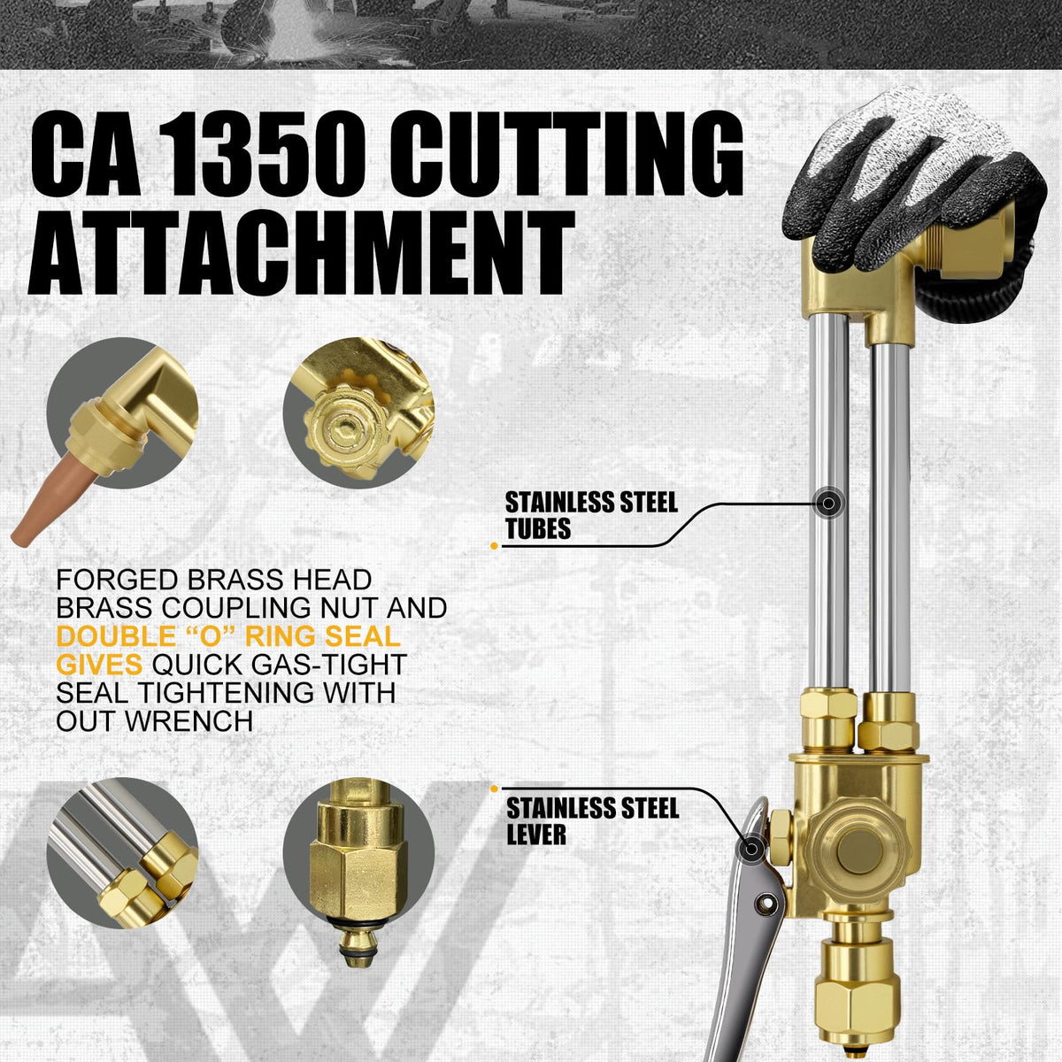 AWLOLWA 100FC torch handle delivering smooth, reliable performance