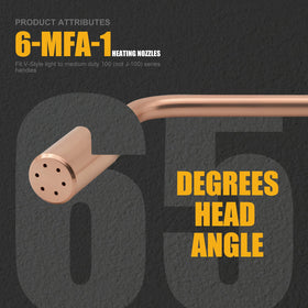AWLOLWA angled head 65° aids obstacle navigation in tight spaces