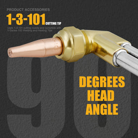 AWLOLWA brass medium‑duty torch for durable fabrication tasks