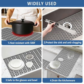 AWOKE drying rack function helps free up counter space while air-drying dishes.