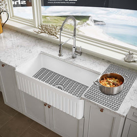 AWOKE dishwasher-safe silicone mat simplifies cleaning after daily kitchen use.